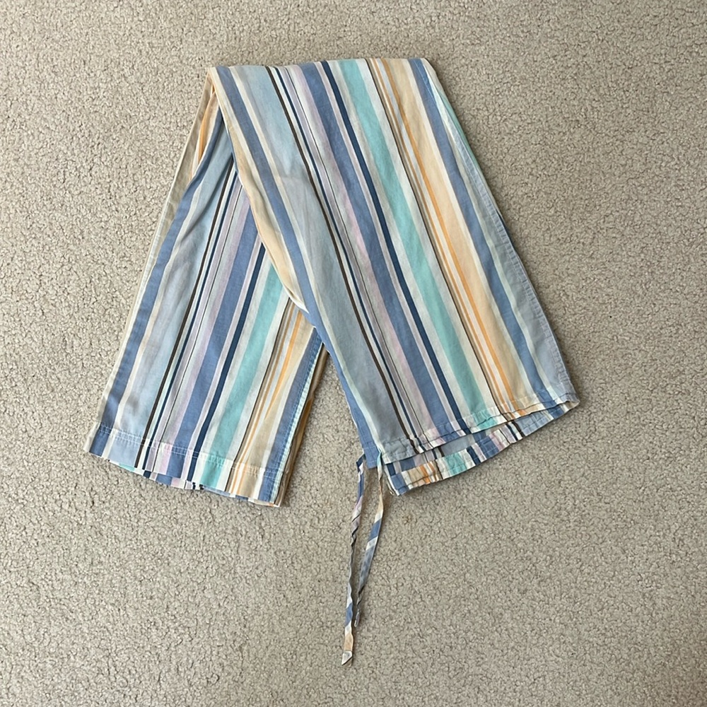 J.Crew striped beach cover-up pants